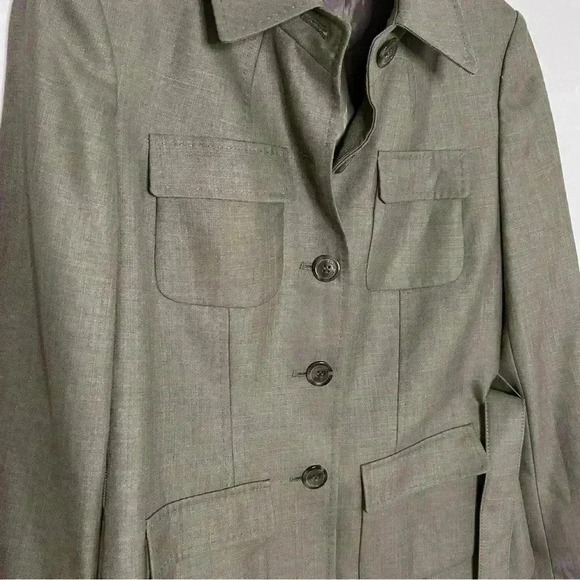 Anne Klein 2-piece Skirt Set, NWT, Classic Gray Fully Lined Size 6 - Picture 6 of 10